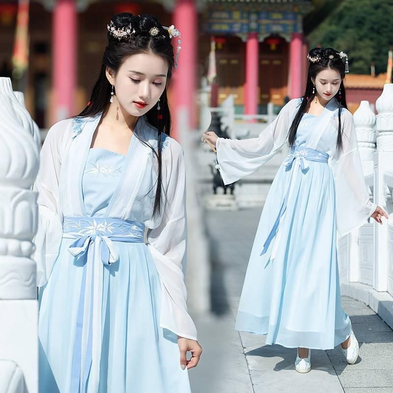 Womens Hanfu Chinese Style Bodycon 
