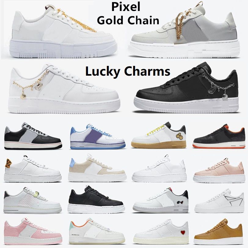 Acquistare Nike Air Force 1 Airforces Force 1 AF1 Dunk Dunks Pixel Catena  Basso Donna 1 Scarpe Da Corsa Avere Un Buon Gioco Abbronzatura Halloween  Desert Sand Platform Sketch Pack Nero Bian