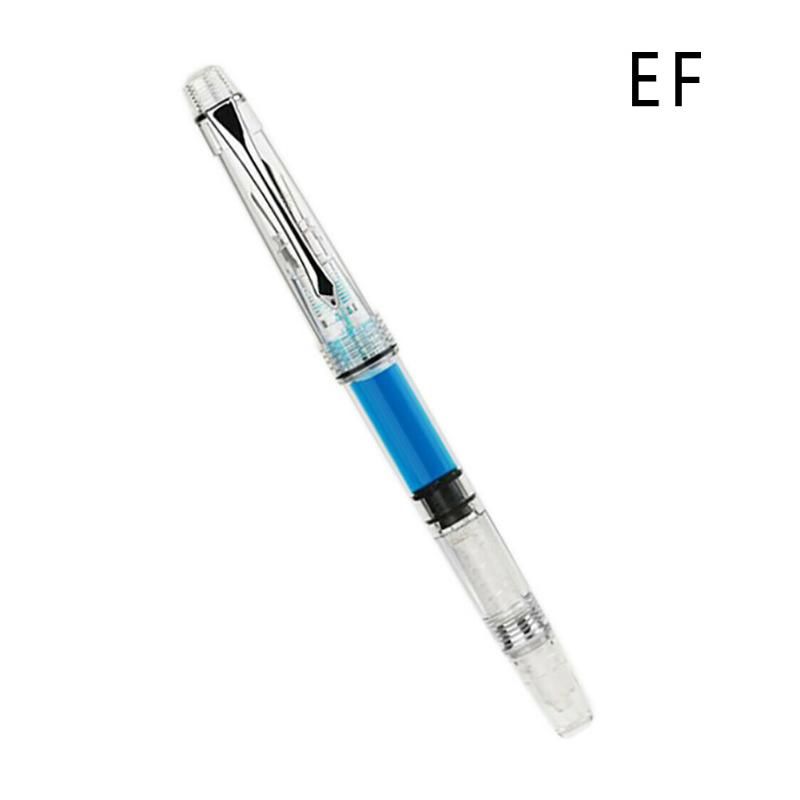 Arts School Office Calligraphy Penbbs 494 Business Piston Transparent Students Stationery Gifts Fountain Pen Smooth Ink Pens