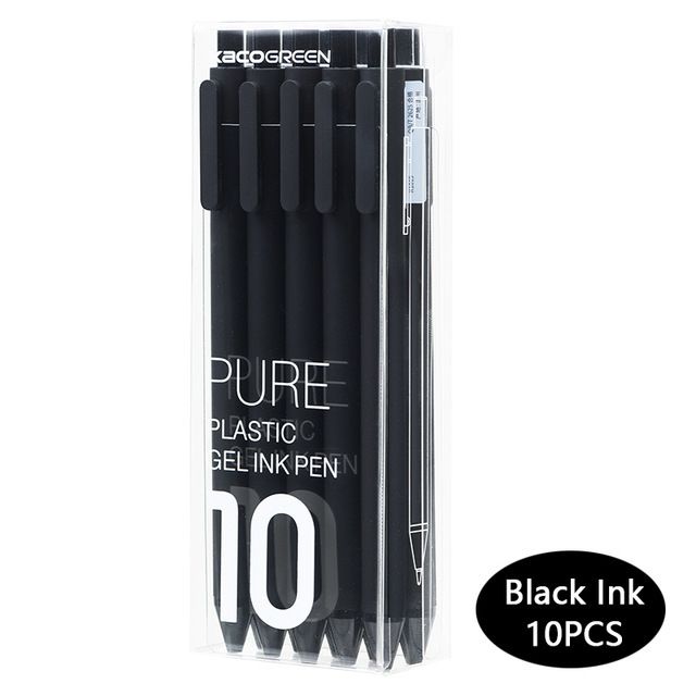 10ピースブラックペン