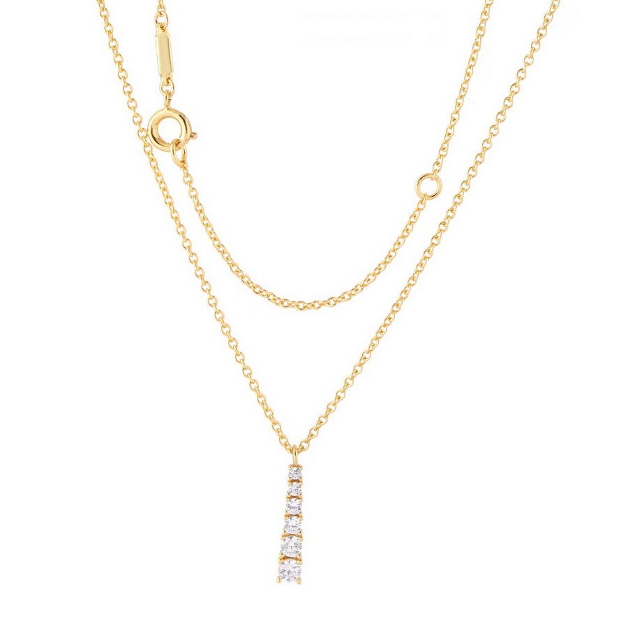 Yellow gold/6pc Diamond