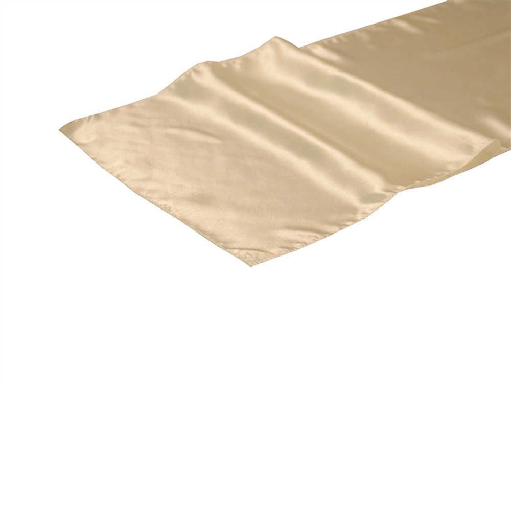 Courses de table de champagne-satin-30x275cm