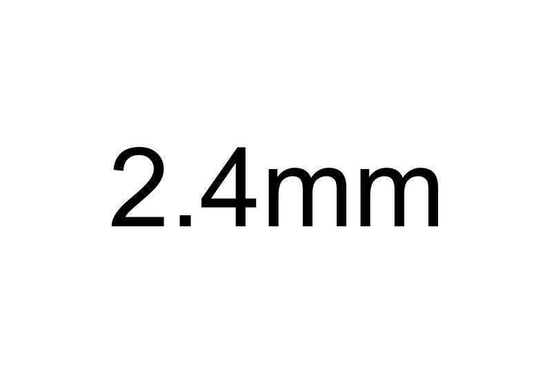 2,4 mm
