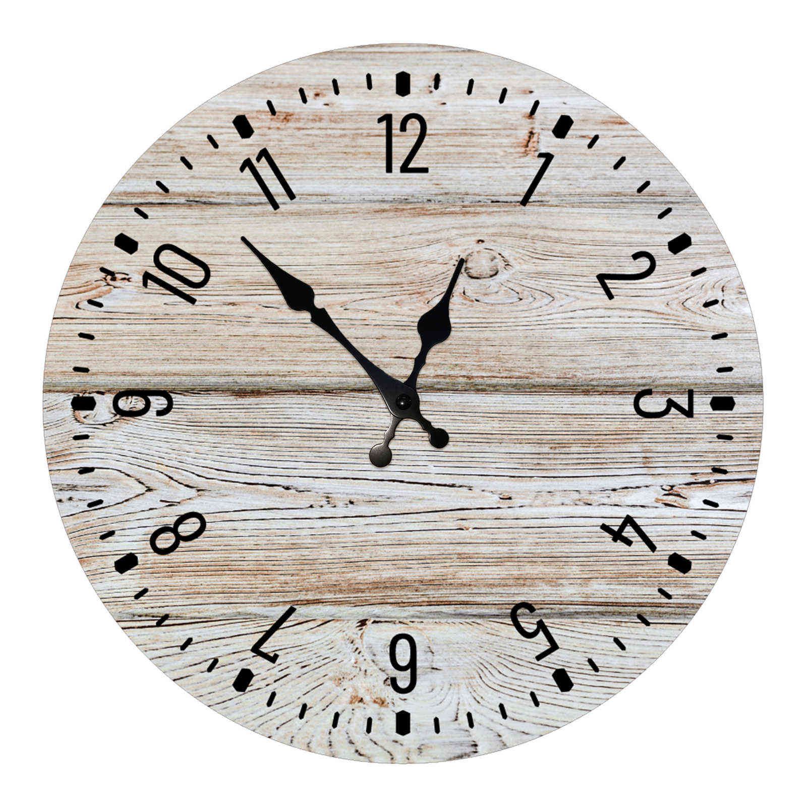 Horloge murale gris-13.5 pouces 35cm