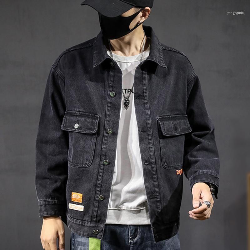 h&m printed denim jacket