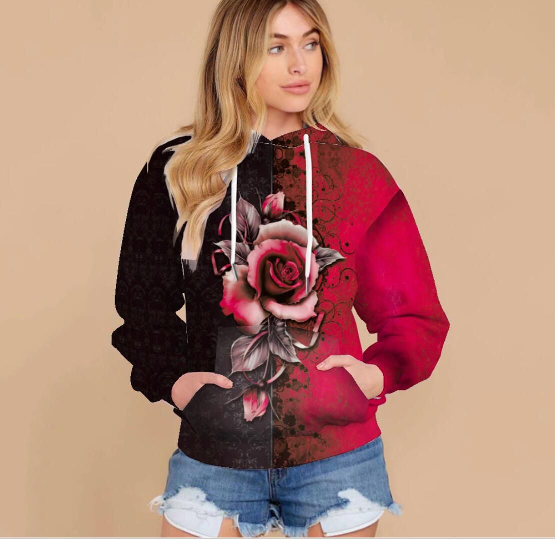 Compra Vestidos Famosos Diseñadores Otoño Invierno Nueva Chaqueta Mujeres  Rosa Patrón Impreso Suéter Con Capucha Vogue Ropa Femenina Mujer Ropa Traje  Adorno Adorno Trampas Barato | Entrega Rápida Y Calidad | Es.Dhgate