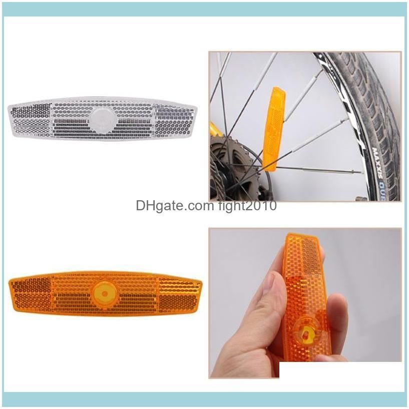 1 or 2 Bicycle Bike Spoke Reflector Warning Light Bicycle Wheel Rim Reflective