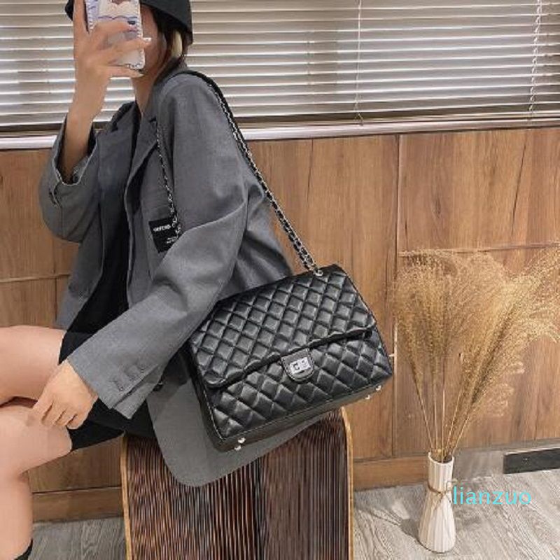 Borse Di Design Del Marchio Borse 2022 Borsa A Tracolla Messenger Versione  Coreana Della Catena Rombica Di Grandi Dimensioni Borse A Catena Romba Da  92,26 € | DHgate Italy