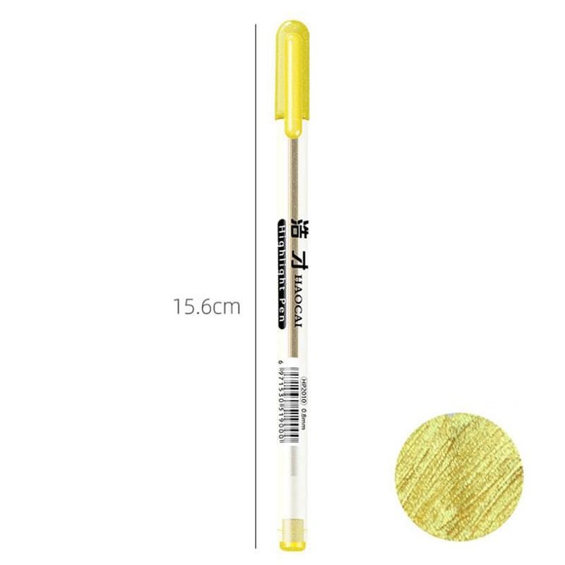 Wholesale Highlighters Hao Cai Fine Tip Highlighter Color Flash Pen
