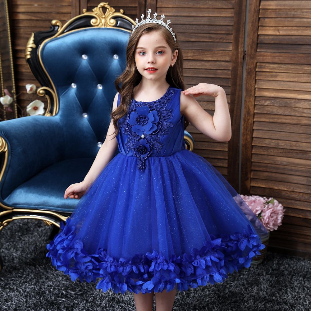 Compra Elegante Estilo Princesa Vestidos Fiesta De Fiesta Elegantes Vestidos  De Lujo Para Niños De 4 Años De Edad Vestido De Niños Encantadores Para  Bodas Barato | Entrega Rápida Y Calidad | Es.Dhgate