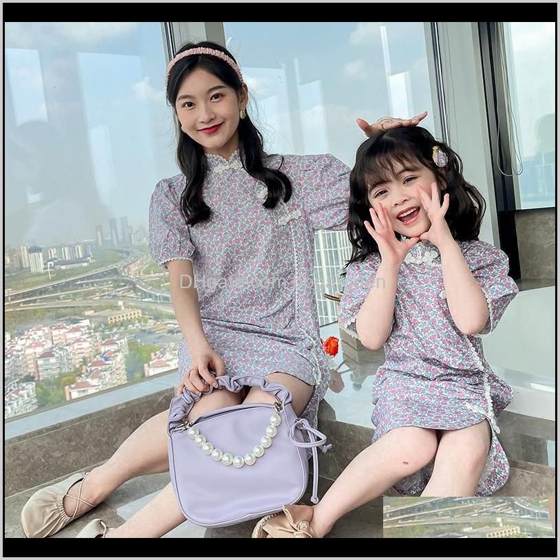 Acheter Bebe Vetements Bebe Enfants Style Maternite De Style Femme Robe De Famille Maman Et Moi Robes Dete Assorties Vetements De Tenue De Vetements Mere Fille Floral Outfi De 25 24 Du