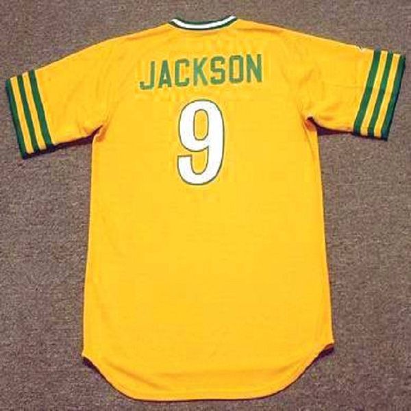 9 reggie jackson 1972 yellow