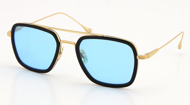 Black Gold Blue Lens