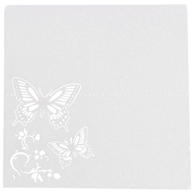 60x Butterfly Flower Place Table Numbers Guest Seating Name Cards for Weddi P5F9 