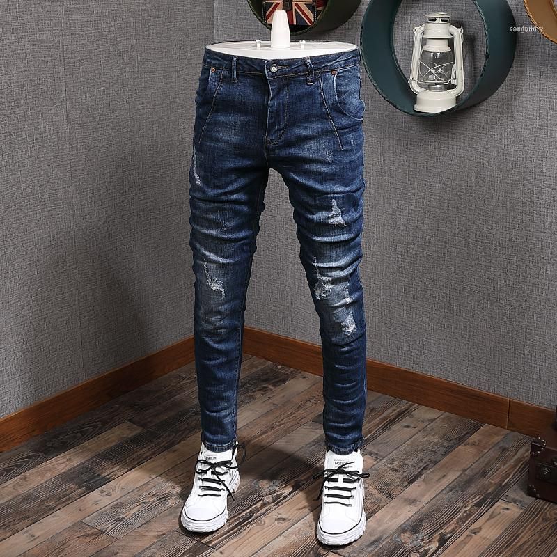 Mens Denim Jeans Slim Fit Designer Stylish Trousers Pants All Waist And Sizes