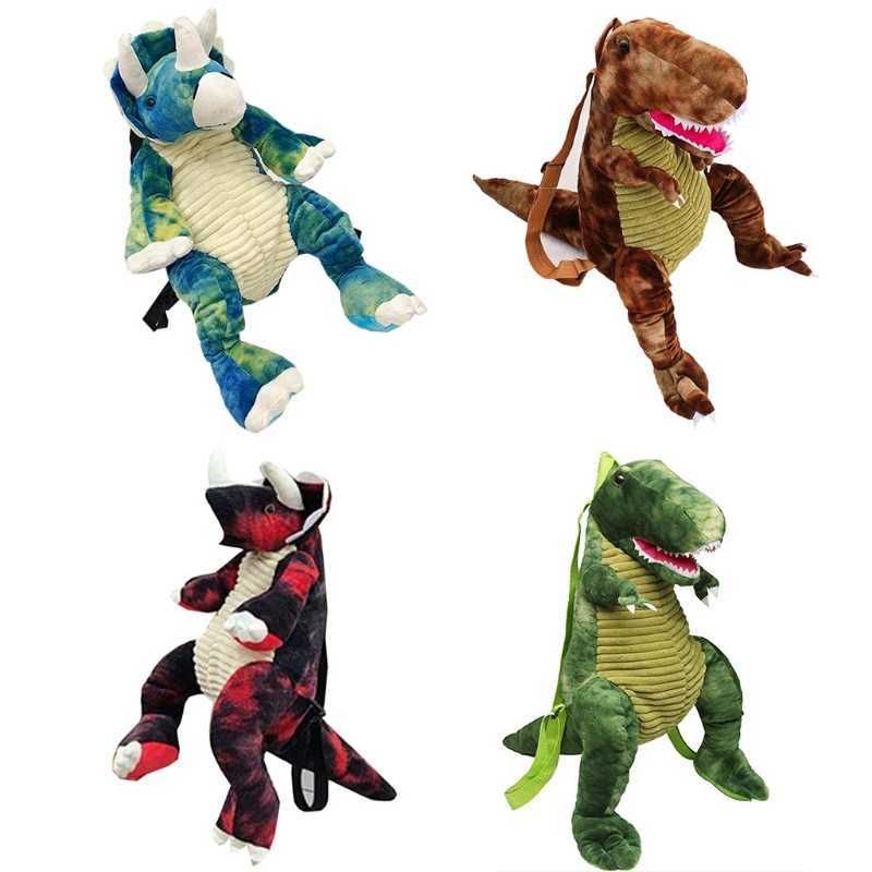 Mochilas de dibujos animados de dinosaurios creativos 3D de dinosaurios de dibujos animados de animales Bolso Mochilas de dibujos animados de dinosaurios creativos 3D de dinosaurios de dibujos animados de animales Bolso
