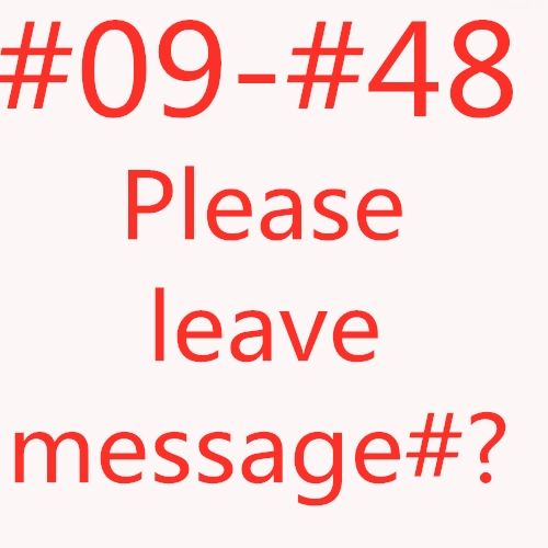 #09-#13 Please leave a message