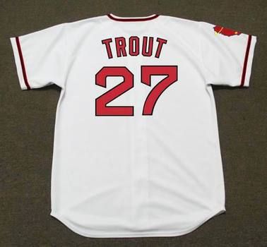 27 Mike Trout 1970#039; s Weiß