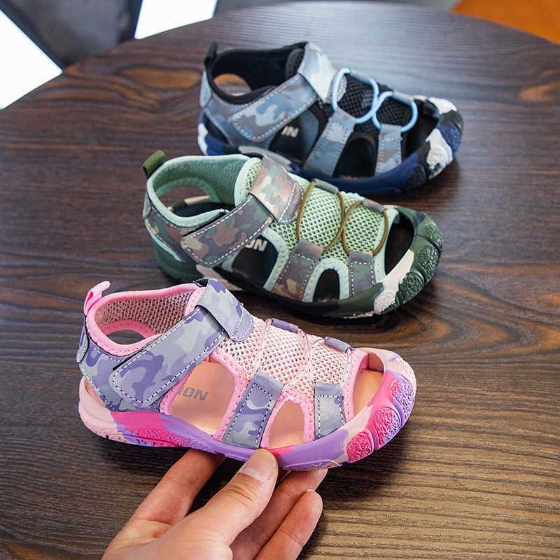Girls' Barefoot Sandals New Children's Sports Shoes Boys' Beach Shoes Q0629