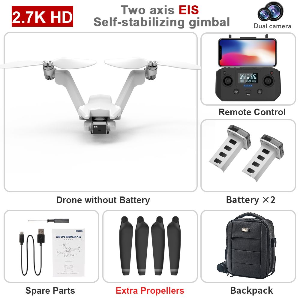 Drone + Borsa portatile + batteria 2 *