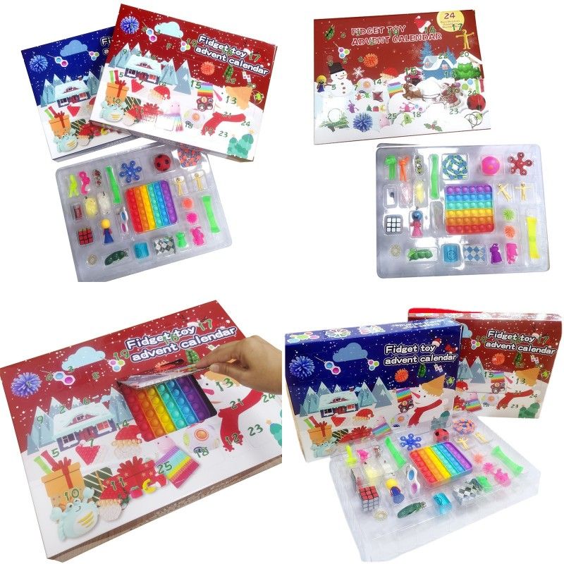 Christmas Advent Kalender Blind Box Fidget Toy Meisjes Jongens Kinderen  Volwassenen Surprise Relief Stress Count Down Holiday Party Pas Geschenken  Y2 Aan Van 16,81 € | DHgate