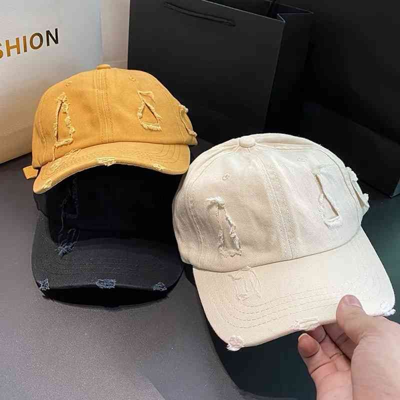 Gorra de béisbol coreana para hombre mult visera de algodón lavado Gorra de béisbol coreana para hombre mult visera de algodón lavado