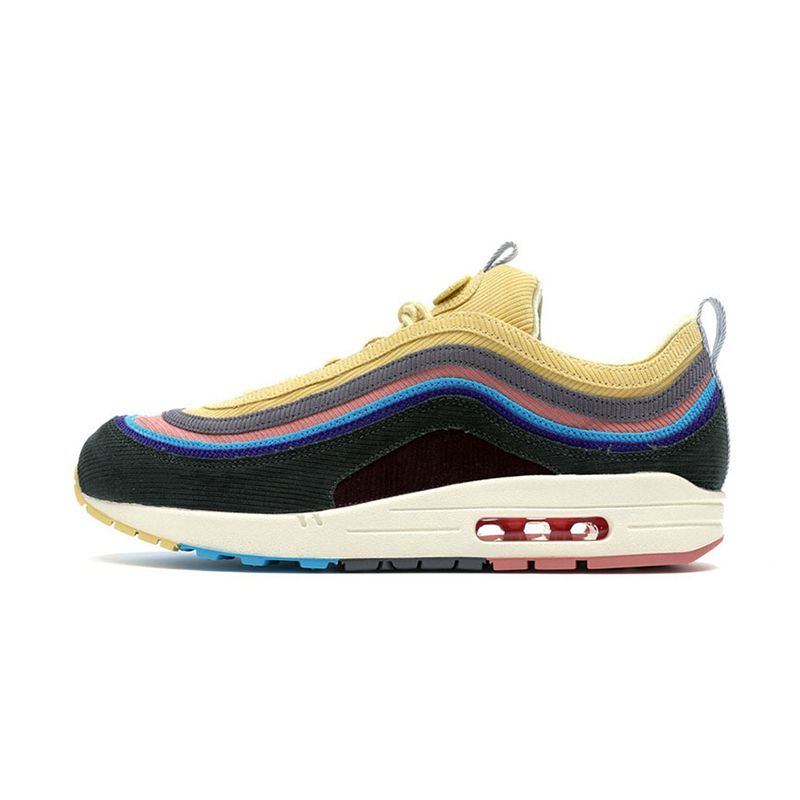 víctima travesura recibo nike air max 97 hombre Zapatillas de deporte Cojín Zapatillas de deporte de  oro Diseñadores atléticos