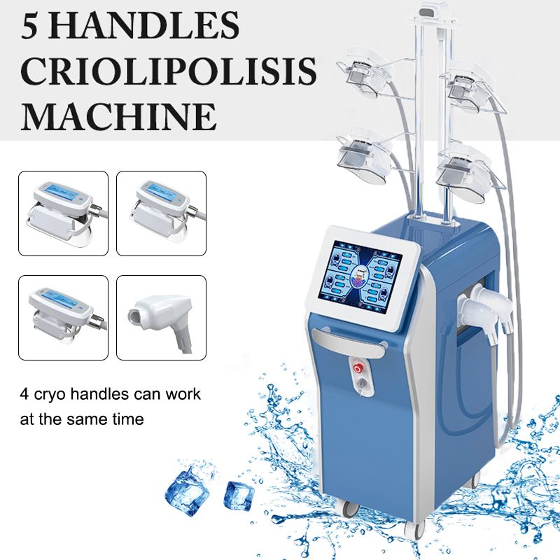 Electric Cryotherapy Machine Fat Freeze Cryo Therapy 5 Cryolipolysis