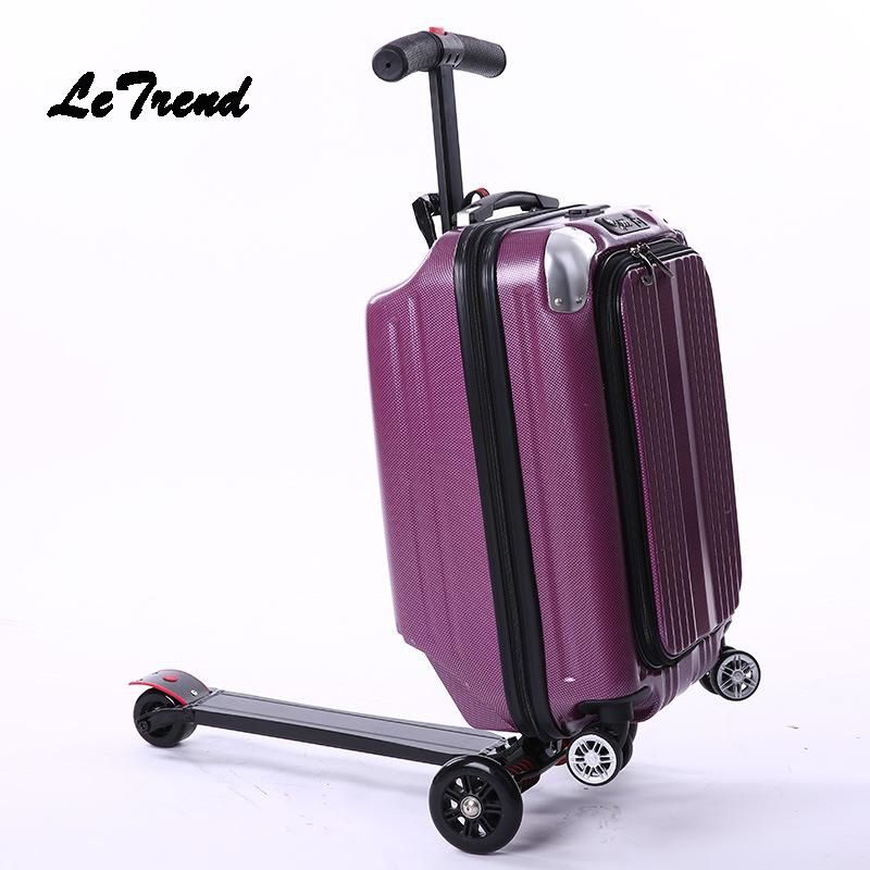 Compra Maletas Letrend Skateboard Rolling Equipaje Costeras Hombres Trolley  Rueda Estudiante Viaje Duffle Multifunción Escuela Bolsa Barato | Entrega  Rápida Y Calidad | Es.Dhgate