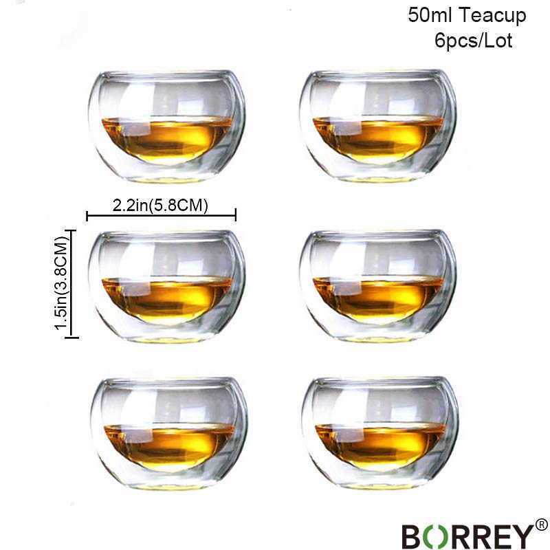 6 pcs xícara de chá (50ml)