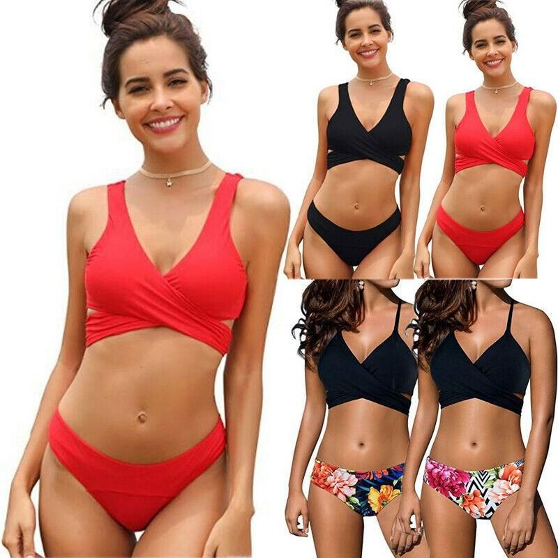 Bañador Para Mujer Conjunto De Vendaje Sujetador Acolchado P Bañador Para Mujer Conjunto De Vendaje Sujetador Acolchado P
