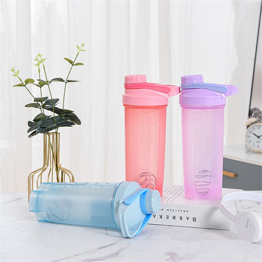 Leak-Proof Shaker, BPA-FREE Bottle with Vortex Mixer, 25 oz (700 ml)