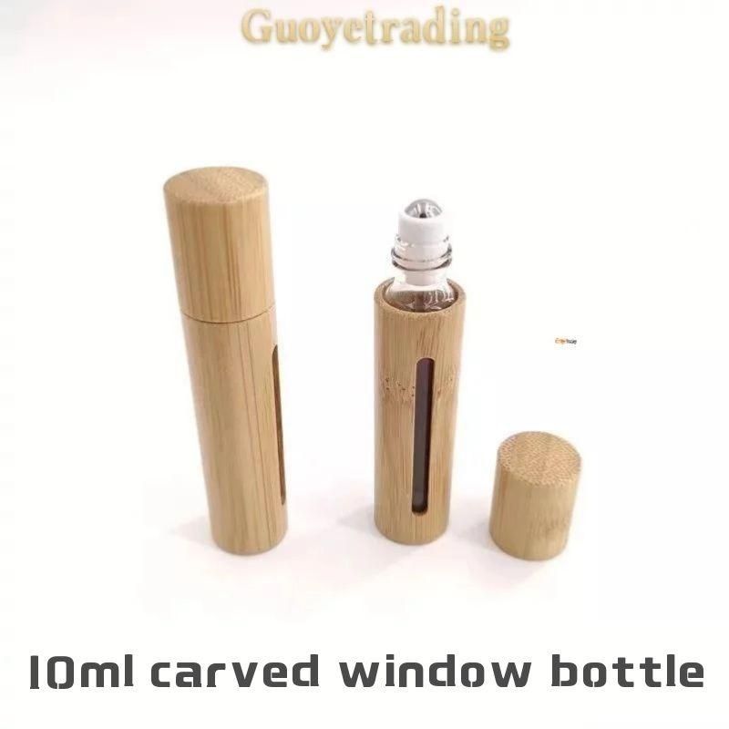 10 مل زجاجة نافذة منحوتة