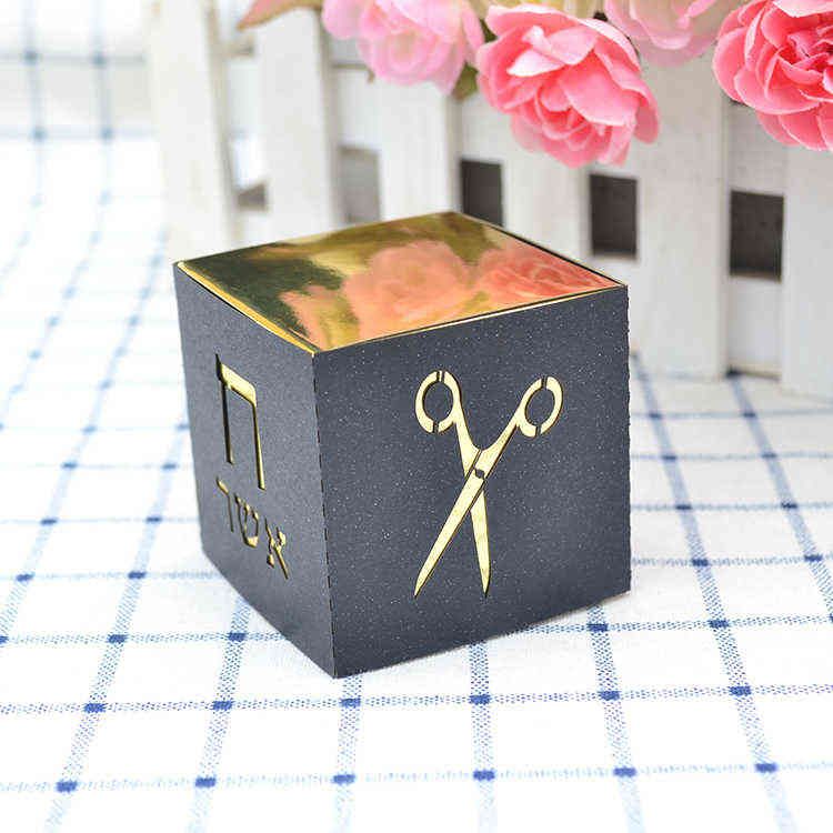 Oro metallico nero-3x3x3inch