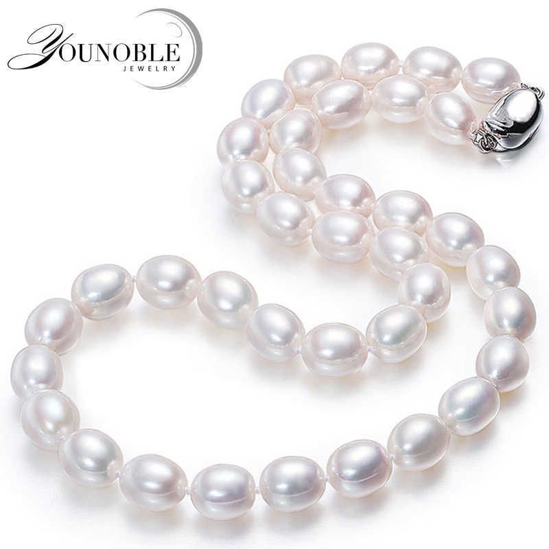 Vit Pearl Necklace-40cm-7-8mm