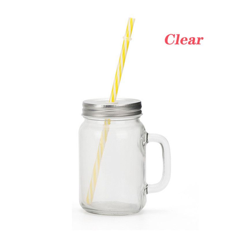 Clear with handle