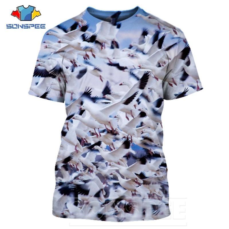 Dawery Unisex 3D T-Shirt Bird Casual Tshirt Men Women T Shirt 3D t-Shirt Animal Tee Summer Print Top Short Sleeve Camiseta Streatwear