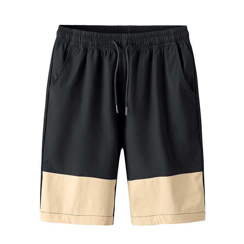 Shorts de preto cáqui