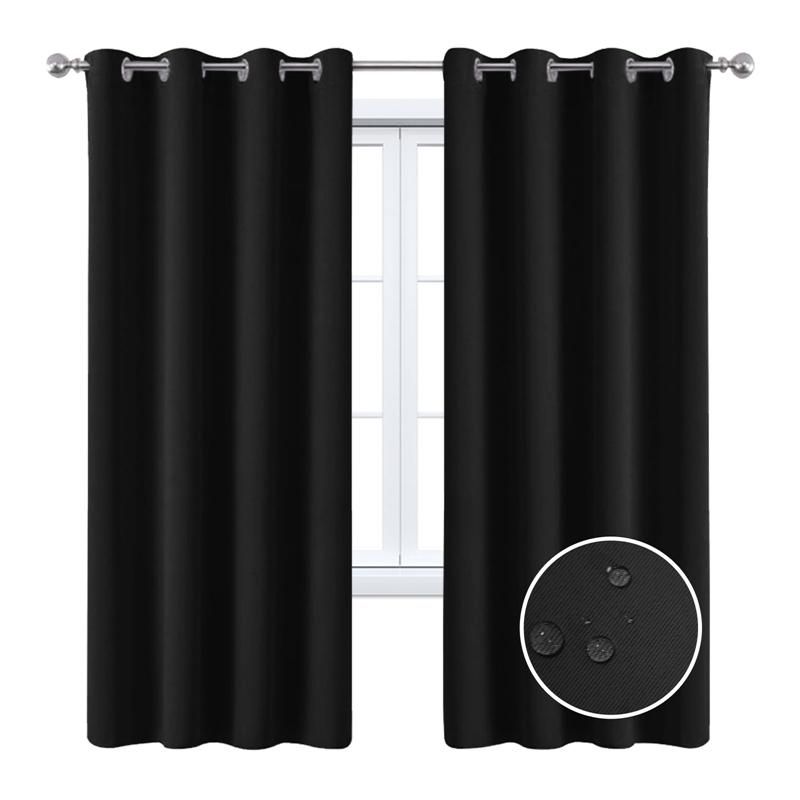 Black curtain 1set