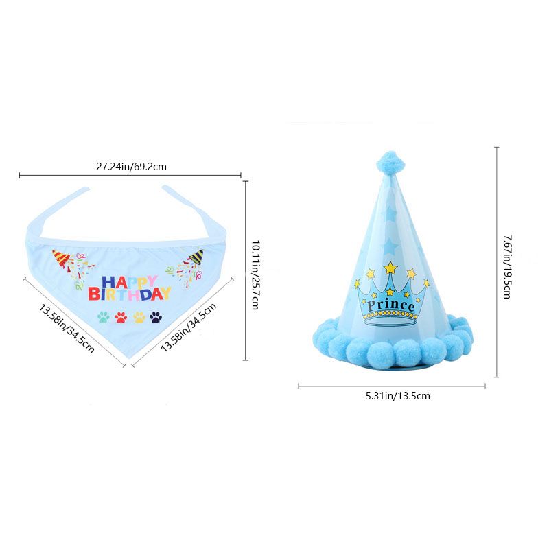 Acheter 19 Drole Mignon Animal De Compagnie Chat Chien Anniversaire Chapeau Chapeau Chapeau Costume Costume Bandana Headwear Lettre Etoile Print Imprimer Accessoire Dsf0466 De 23 66 Du Hantik Fr Dhgate Com