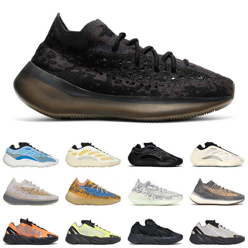 kanye west 380 reflective onyx pepper men women running shoes 700 safflower  azareth azael vanta inertia