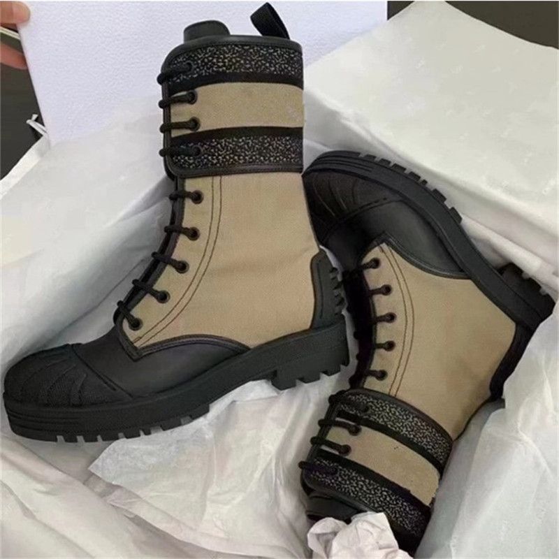 bainx short combat boot with suede collar