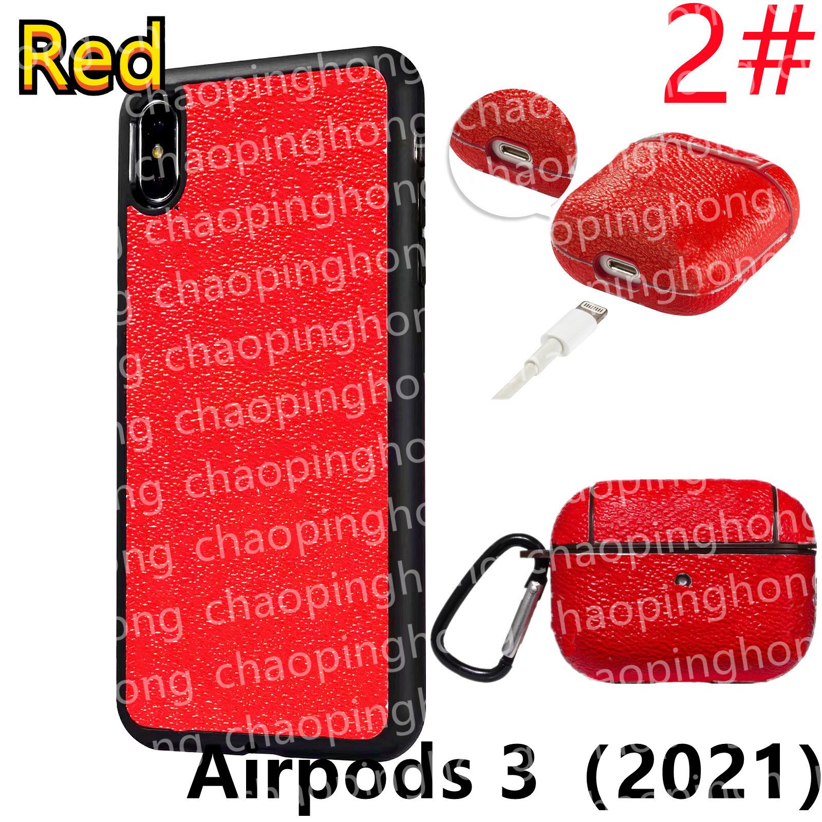 2#[l] Red Flower Airpods 3 (2021)