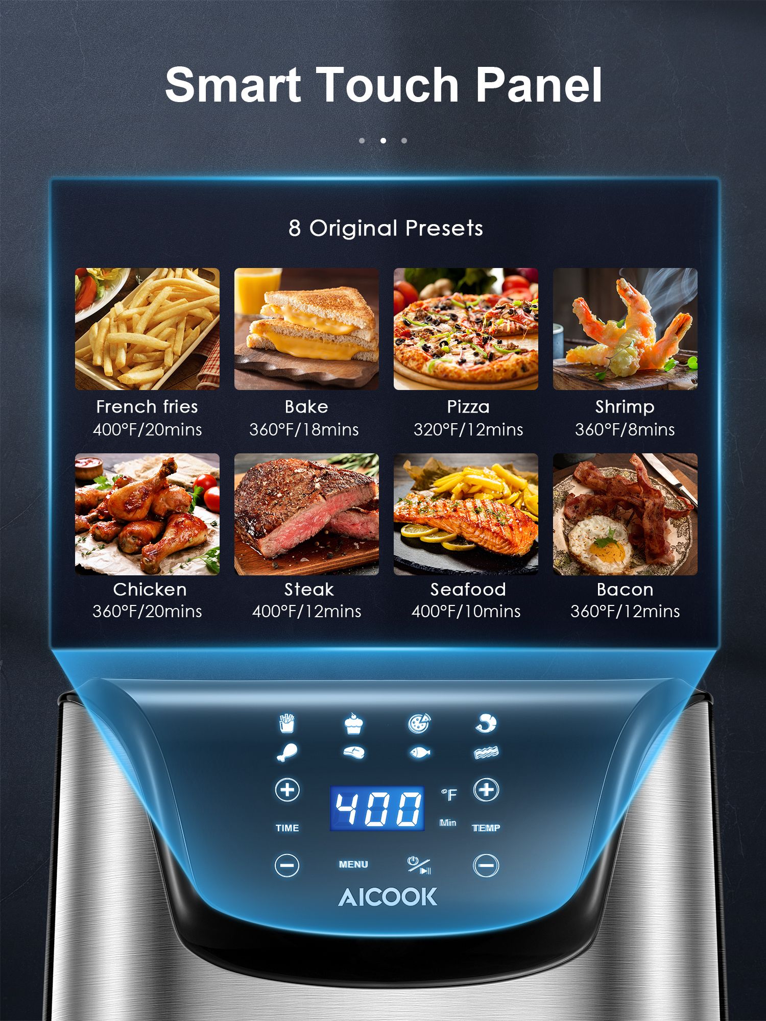 Aicook air online fryer oven
