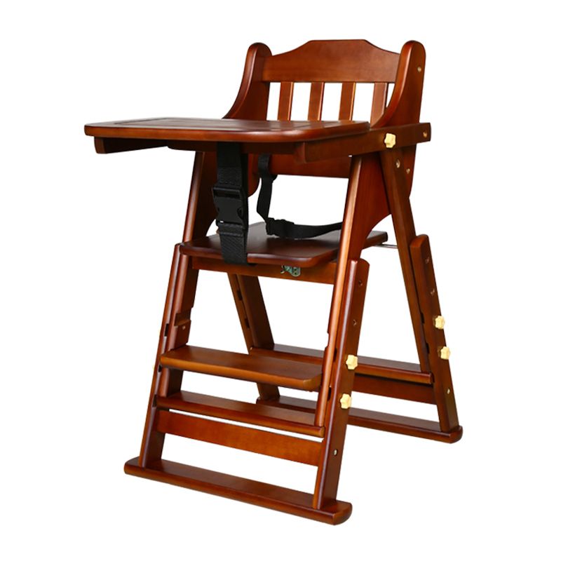 Silla de mesa para niños Portátil plegable para bebé de madera maciza asiento de comedor