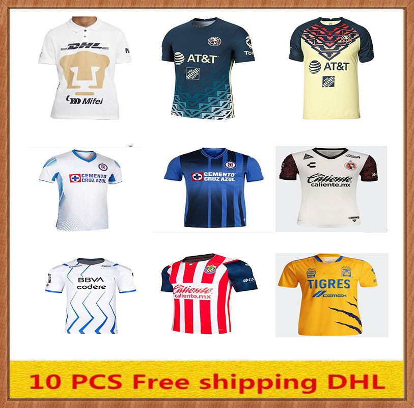 Mexico Liga CLUB MX 2021 2022 Soccer Jersey Tijuana Juarez Tigres UANL