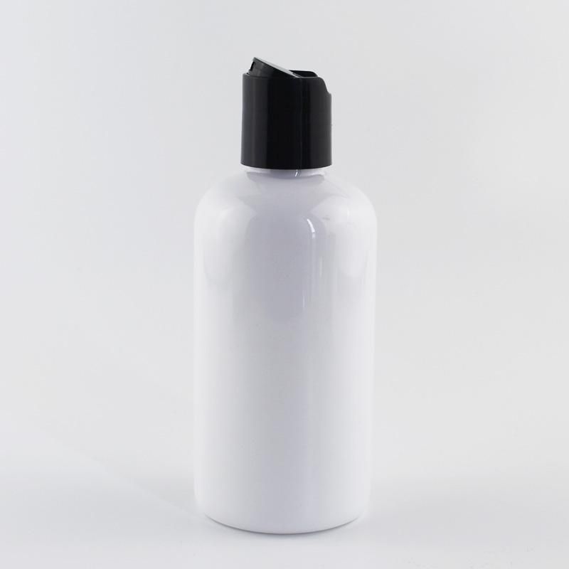 220ml Weiße Flasche aus schwarzem Kunststoff