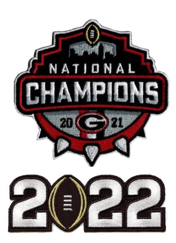 2022 and National Champions Patch