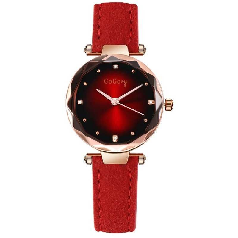 1 pc czerwony zegarek