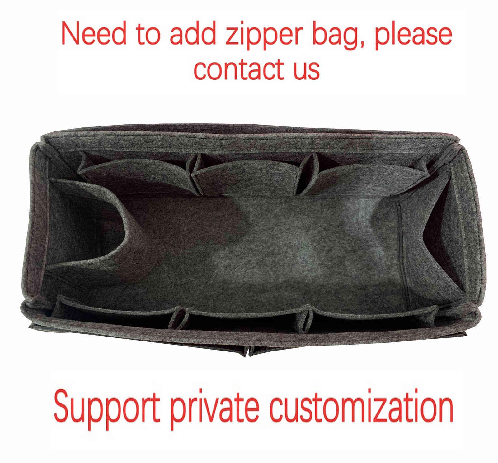 Bag organizer insert fit for lv KEEPALL 35 40 45 50 55 60 multi pocket  organiser compartment storage zipper bag in bag inner bag